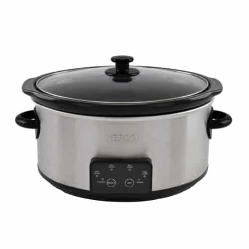 6 Qt. Digital Stainless Steel Slow Cooker