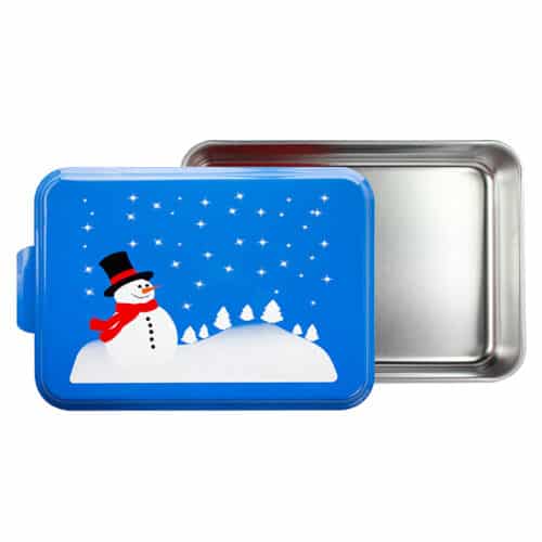 NCP-E-8 Snowman Cake Pan Open View