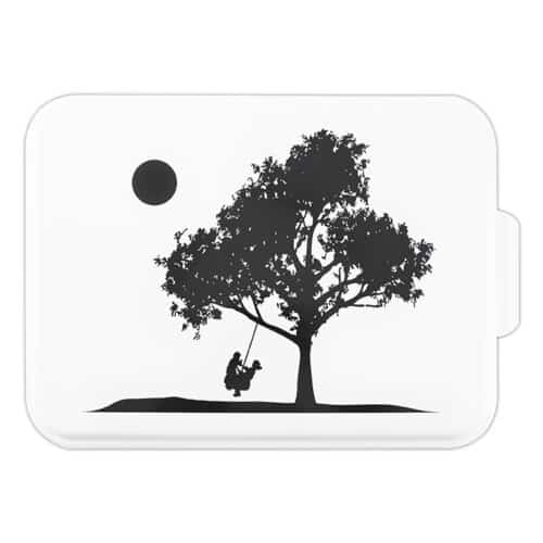 Boy and Girl on Swing 9×13 Cake Pan
