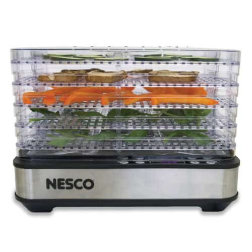 Digital 5 Rectangular Clear Tray Dehydrator