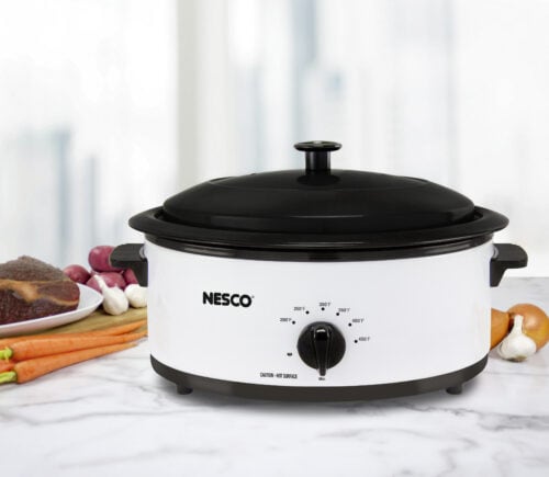 6 Qt. White Roaster - Image 9